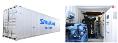 Máy làm nước đá khối container